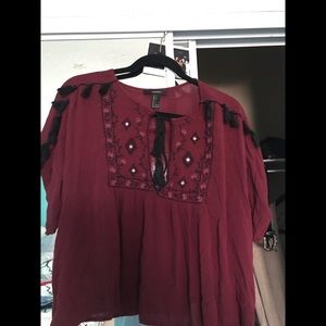Forever 21 Bohemian style shirt